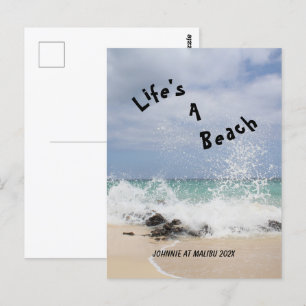 Life's A Beach Postcard