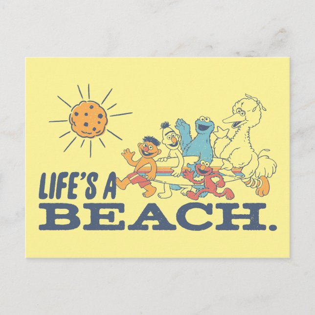 Life's A Beach Postcard (Front)