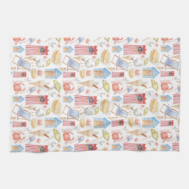 Life's A Beach teatowel Tea Towel (Horizontal)