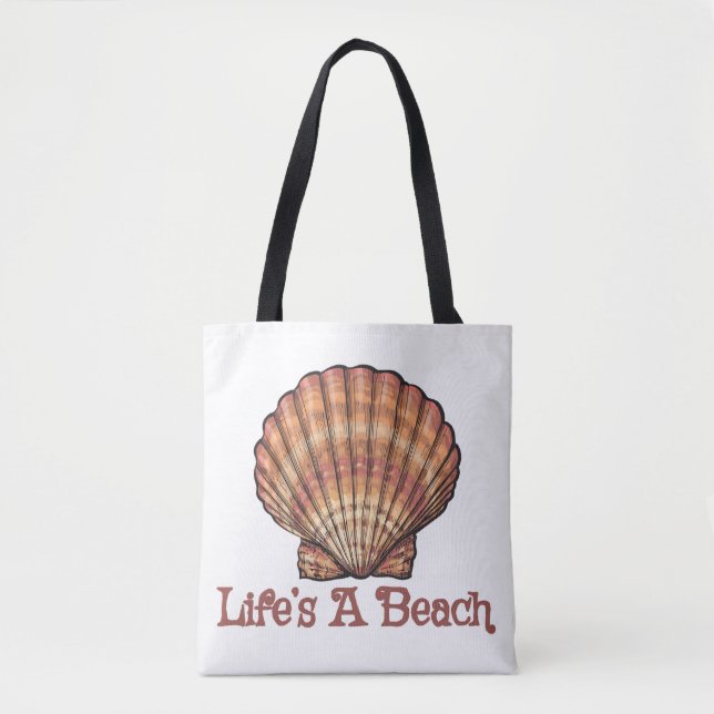 Life's A Beach Tote Bag (Front)