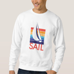 Life's a Breeze®_Boat in Colour Square Sail Sweatshirt