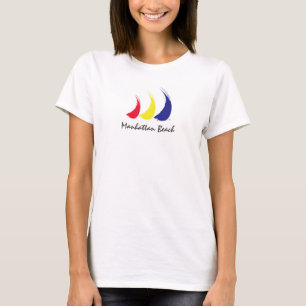 Life's a Breeze®_Paint-The-Wind_Manhattan Beach T-Shirt