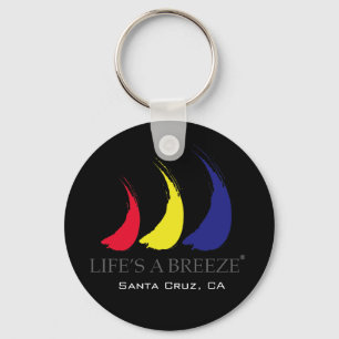 Life's a Breeze®_Paint-The-Wind_Santa Cruz, CA Key Ring