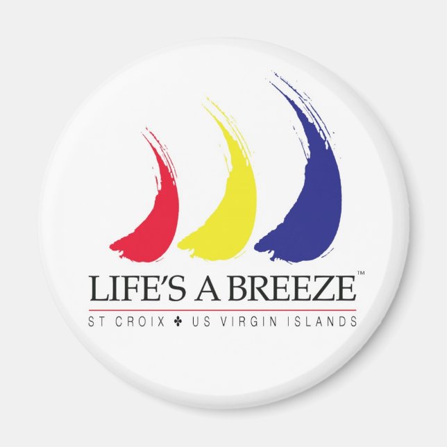 Life's a Breeze™_Paint-The-Wind St. Croix Magnet (Front)