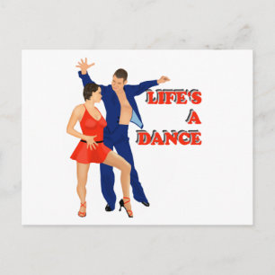Life's A Dance Postcard