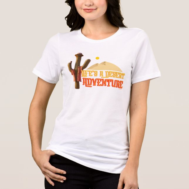 Life's a Desert Adventure Tri-Blend Shirt (Front)