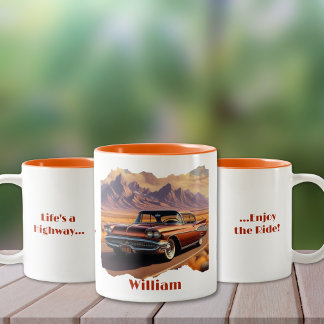 Life's a Highway Coffee Mug