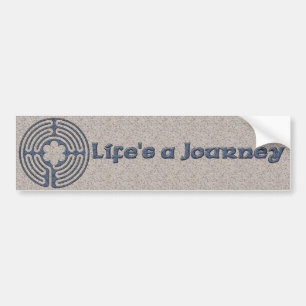 Life's a Journey Bumper Sticker