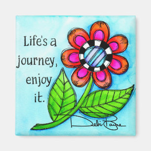 Life's A Journey Magnet