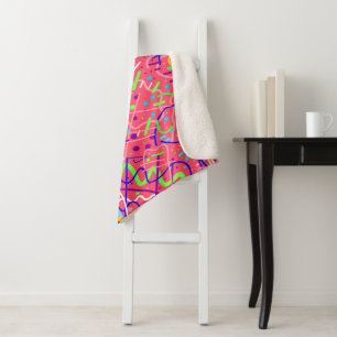 Life's a Party Sherpa Blanket