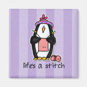 life's a stitch magnet