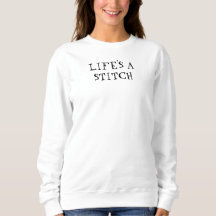 Life's A Stitch Personalise Edit Knit Sew Gift