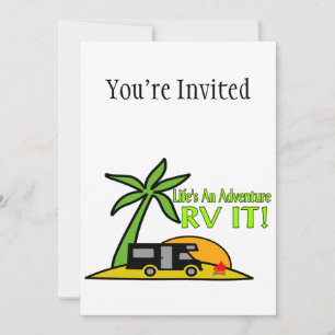 Life's An Adventure So RV It Invitation