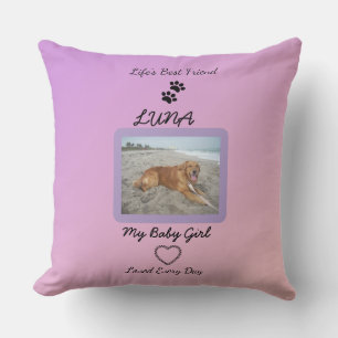 Life's Best Friend Celebration Cushion