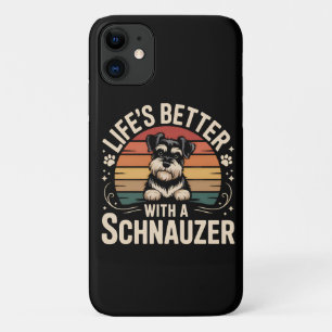 Life's Better With A Schnauzer Case-Mate iPhone Case