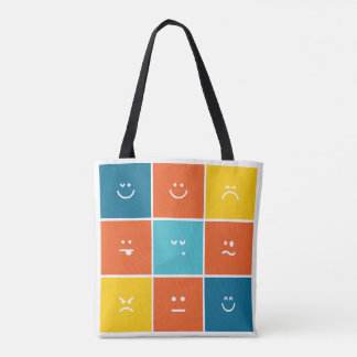 Life's different moods tote bag