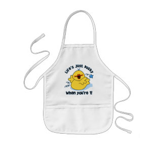 Life's Ducky 1st Birthday Kids Apron
