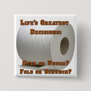 Life's Greatest Decisions 15 Cm Square Badge