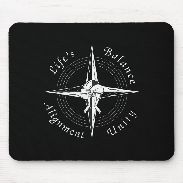 Life's Lance Alignment Unity Wellness Coach Men Wo Mouse Pad (Front)