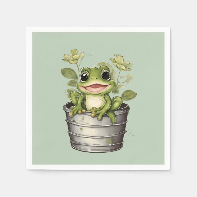 Life's Lily Pads Napkin (Front)