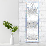 Lifes Little Instructions (navy blue) Poster<br><div class="desc">A fantastic list of helpful,  inspiring and encouraging little "life" instructions.  This poster print goes great in a bedroom,  dorm room or for some permanent reading material in the bathroom!</div>
