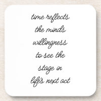 Life's Next Act Hard Plastic Coaster
