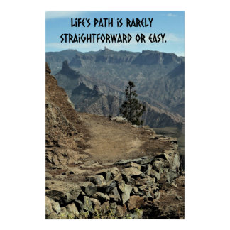Life's path. Poster
