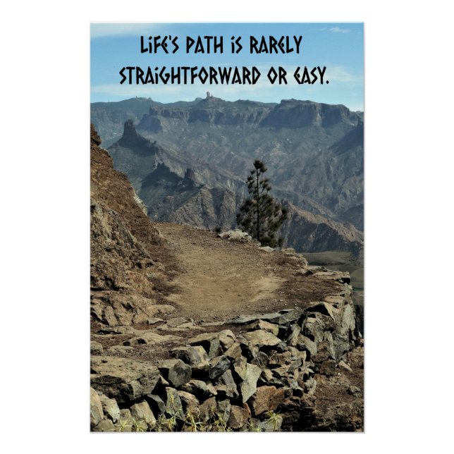 Life's path. Poster (Front)