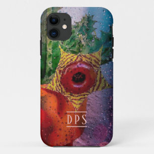 Lifesaver Cactus through a Rainy Window Case-Mate iPhone Case