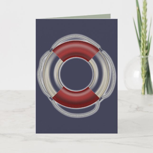 Lifesaver Greeting card (Front)