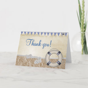 Lifesaver on the sand card