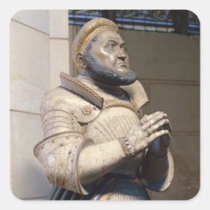 Lifesize Alabaster Statue of the Elector Square Sticker