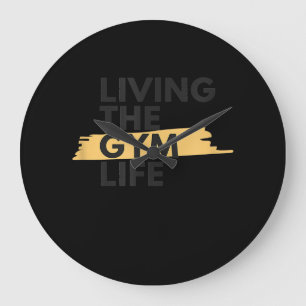 Lifestyle Apparel Living Gym Life Large Clock