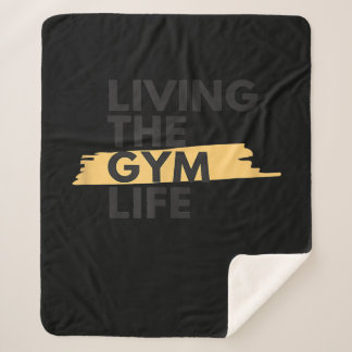 Lifestyle Apparel Living Gym Life Sherpa Blanket