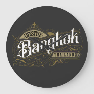 Lifestyle Bangkok thailand Large Clock