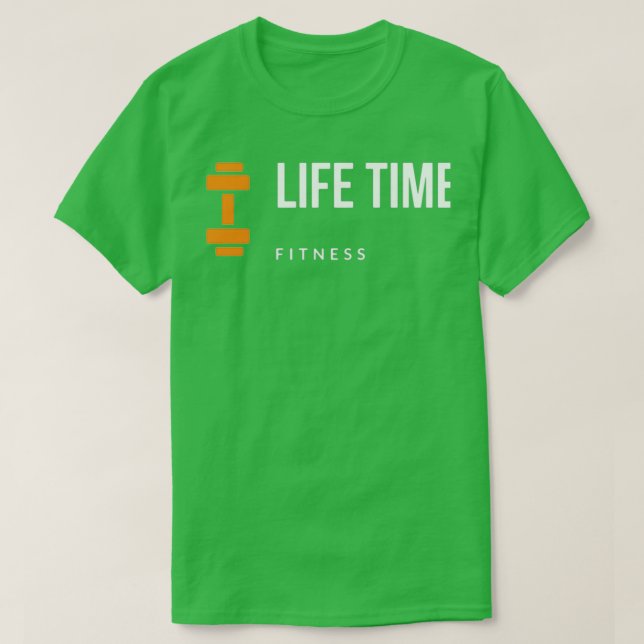 Lifetime Fitness Black  T-Shirt (Design Front)
