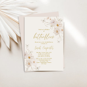 Lifetime of Butterflies Bridal Shower Invitation