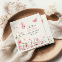 Lifetime of Butterflies Floral Bridal Shower