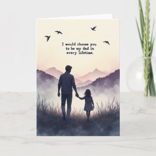 Lifetimes Best Dad Art Card
