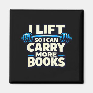 Lift can carry more books reading lovers workout magnet