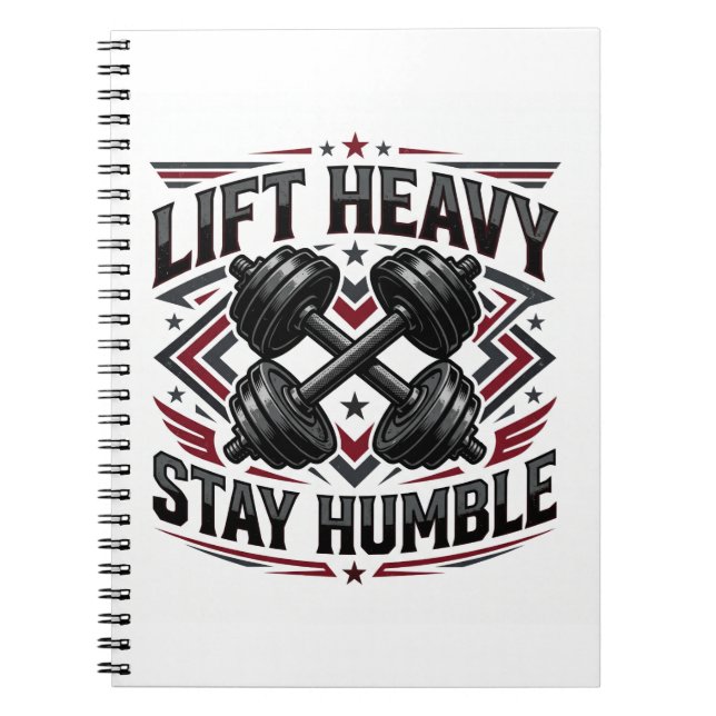 Lift Heavy Bag Notebook (Front)