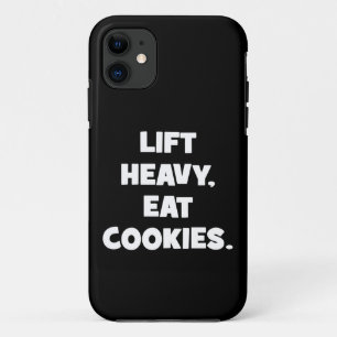 Lift Heavy, Eat Cookies - Funny - Novelty Workout Case-Mate iPhone Case