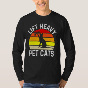 Lift Heavy Pet Cats Bodybuilding Weight Training G T-Shirt