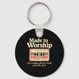 Lift Heavy Pray Hard Gym Christian Gift Jesus Fait Key Ring
