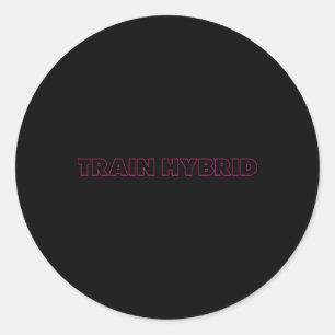 Lift Heavy Run Far Hybrid Sport Fitness Running Bo Classic Round Sticker