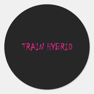 Lift Heavy Run Far Hybrid Sport Fitness Running Bo Classic Round Sticker