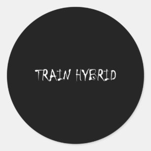 Lift Heavy Run Far Hybrid Sport Fitness Running Bo Classic Round Sticker