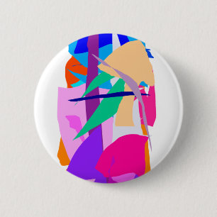 Lift Off 6 Cm Round Badge