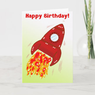 Lift Off Birthday Card! Card