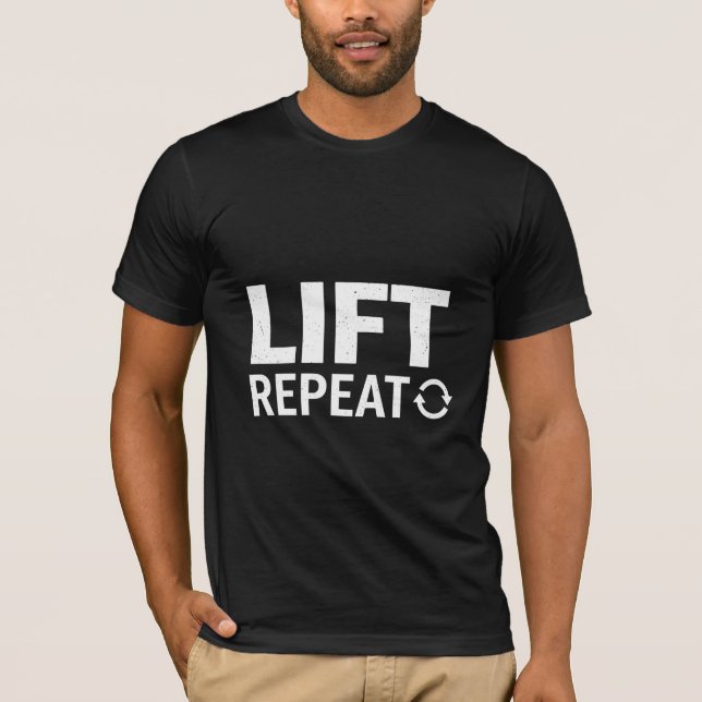 LIFT  REPEATO T-Shirt (Front)
